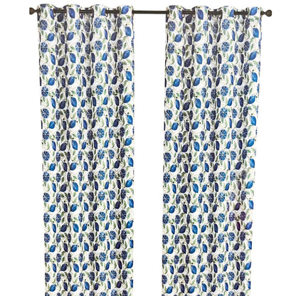 Cortina Riga Home Elegance / Azul con Aros – 54" x 84" - Home Elegance - Titan.com.pa - 2100000642243