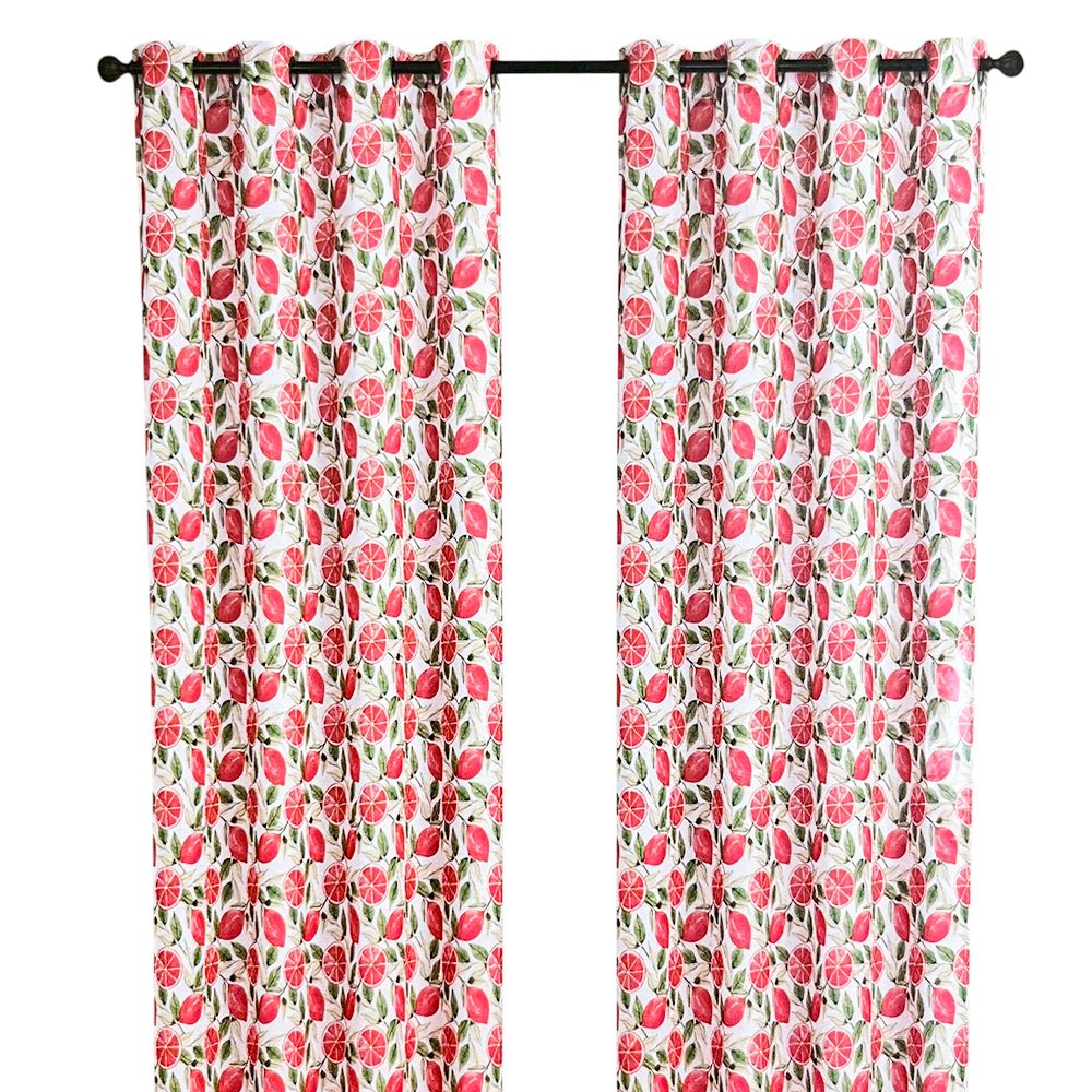 Cortina Riga Home Elegance / Roja con Aros – 54" x 84" - Home Elegance - Titan.com.pa - 2100000464241