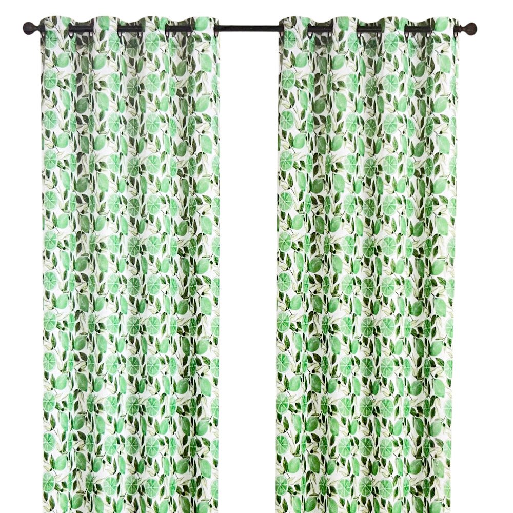 Cortina Riga Home Elegance / Verde con Aros – 54" x 84" - Home Elegance - Titan.com.pa - 2100000371112
