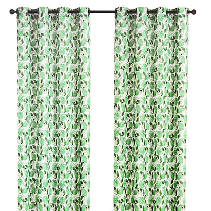 Cortina Riga Home Elegance / Verde con Aros – 54" x 84" - Home Elegance - Titan.com.pa - 2100000371112