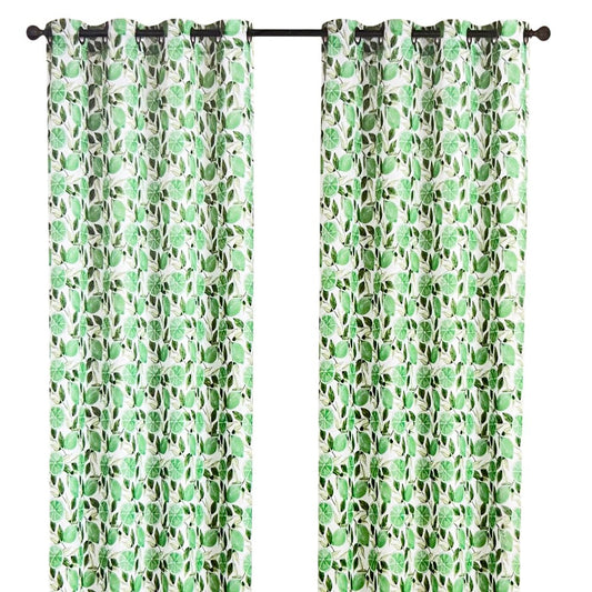 Cortina Riga Home Elegance / Verde con Aros – 54" x 84" - Home Elegance - Titan.com.pa - 2100000371112
