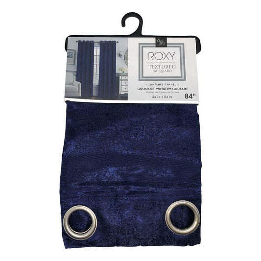 Cortina Rt Design Roxy Con Aros 52" x 84" - Azul Marino