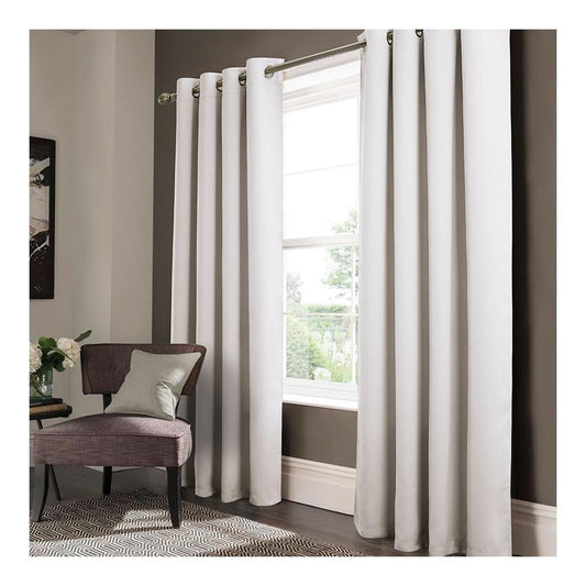 Cortina Rt Designer Anchorage Blackout Con Aros 54" x 90" - Blanco