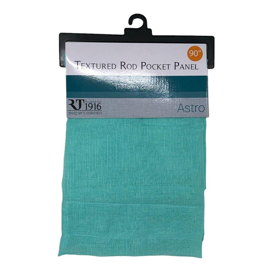 Cortina Rt Designer Astro Con Rod Pocket de 54" x 90" - Menta