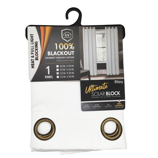 Cortina Rt Designer Blackout Riley 54X84 - Blanco