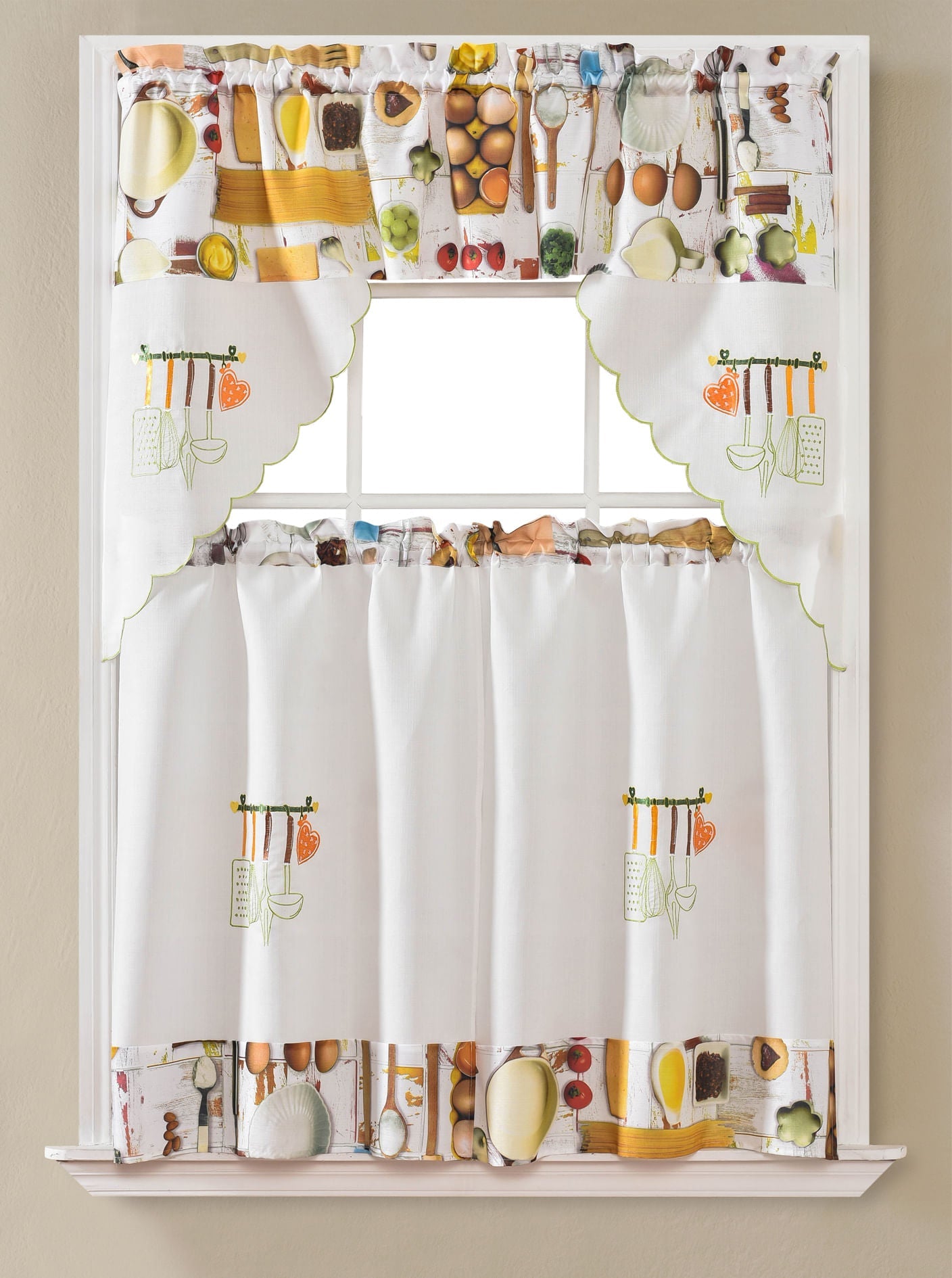 Cortina Rt Designer de Cocina Urban Pantry de 3 Piezas