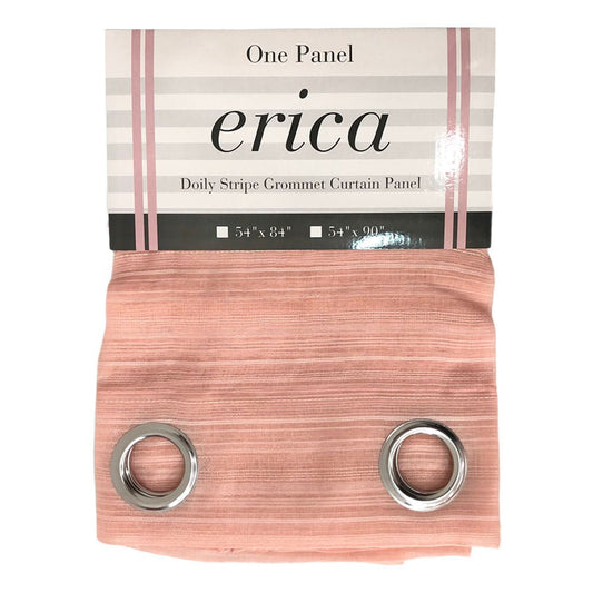 Cortina Rt Designer Erica Con Aros 54" x 90" - Durazno