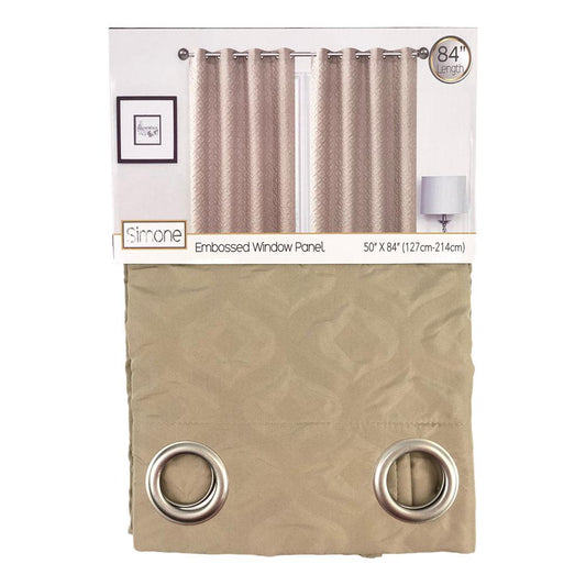 Cortina Sally Textile Simone Con Aros 54" x 84"