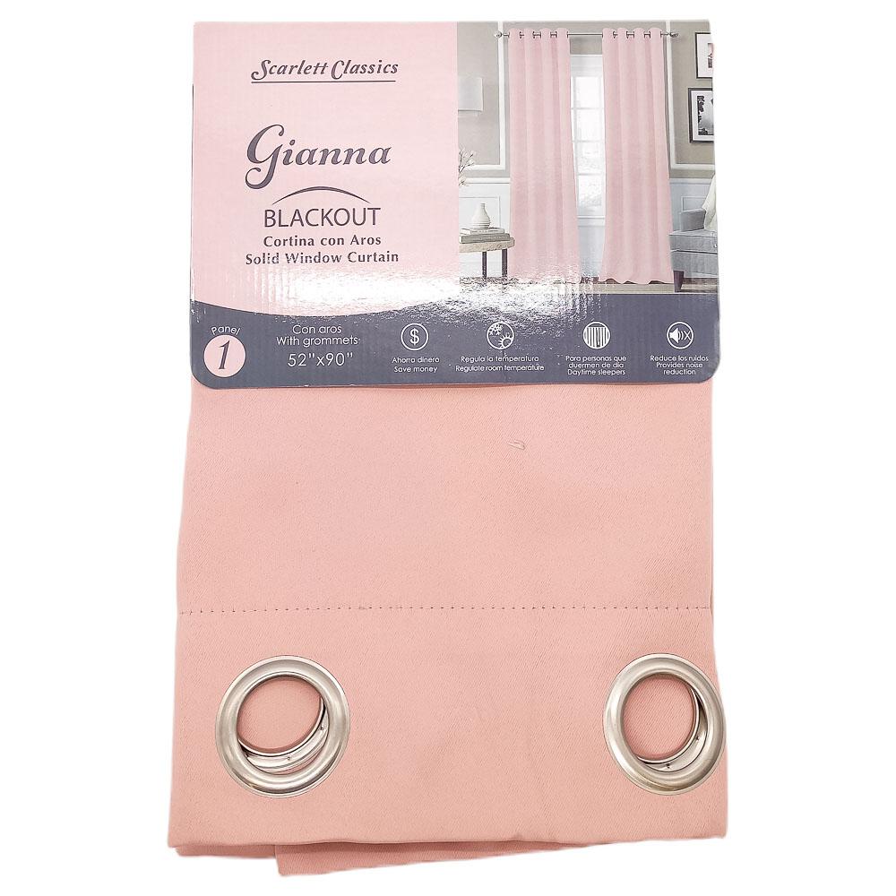 Cortina Scarlett Classics Gianna Blackout 52" x 90" - Durazno