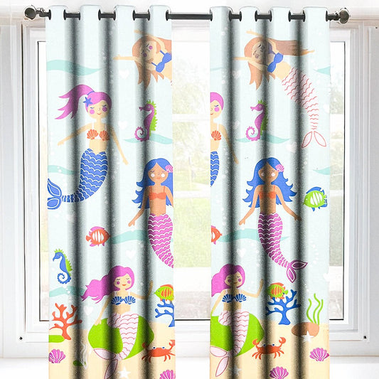 Cortina Sirena 55” X 84” C/Aros P/Niña Home Accents - Home Accents - Titan.com.pa - 7453130021880