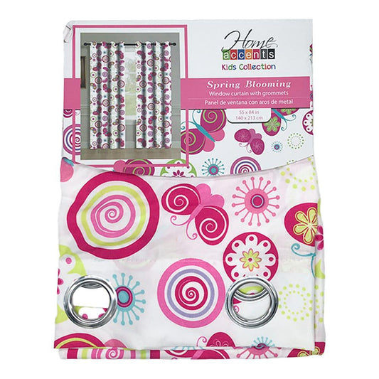Cortina Spring Blomming 54" X 84" C/Aros
