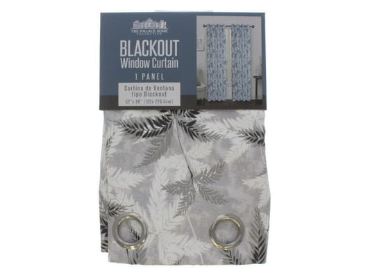 Cortina The Palace Home Blackout Estampada 52" x 90" - Gris Oscuro