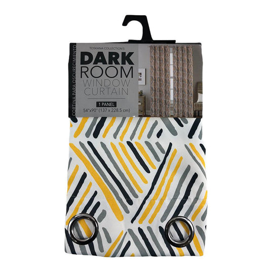 Cortina The Palace Home Collection Blackout Con Aros 54" x 90" - Amarillo