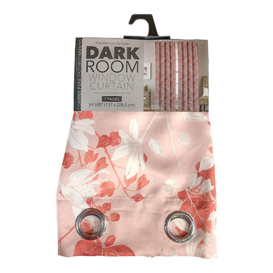 Cortina The Palace Home Collection Blackout Con Aros 54" x 90" - Coral Claro