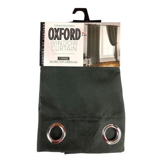 Cortina The Palace Home Collection Oxford Con Aros 54" x 90" - Gris