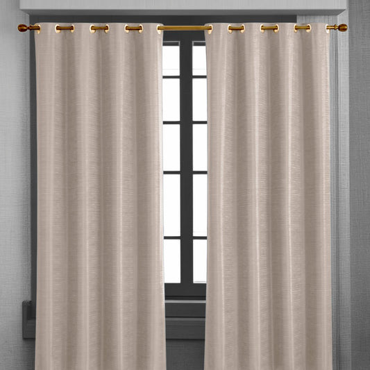Cortina Toledo Home Elegance / Gris Claro con Aros – 54" x 84" - Home Elegance - Titan.com.pa - 2100000279647