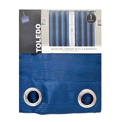 Cortina Toledo Home Elegance / Navy con Aros – 54" x 84" - Home Elegance - Titan.com.pa - 2100000536870