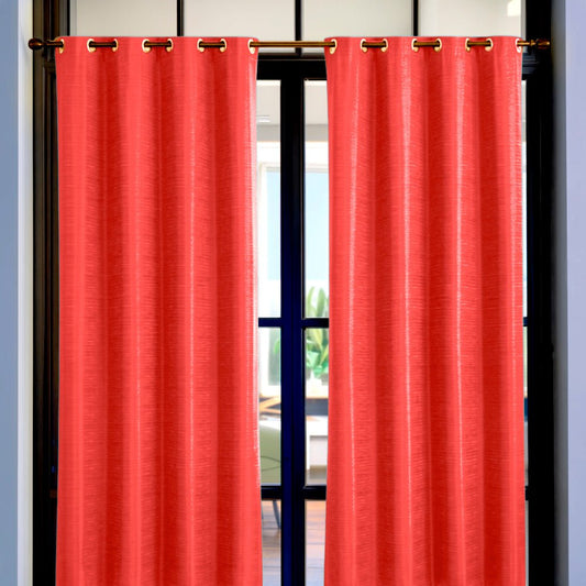 Cortina Toledo Home Elegance / Rust con Aros – 54" x 84" - Home Elegance - Titan.com.pa - 2100000312429