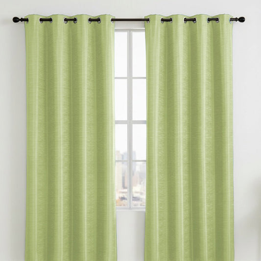 Cortina Toledo Home Elegance / Sage con Aros – 54" x 84" - Home Elegance - Titan.com.pa - 2100000819690
