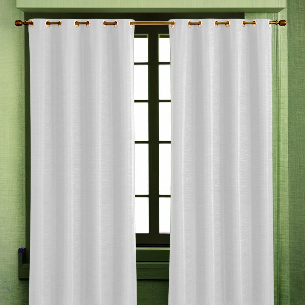 Cortina Toledo Home Elegance / White con Aros – 54" x 84" - Home Elegance - Titan.com.pa - 2100000818327