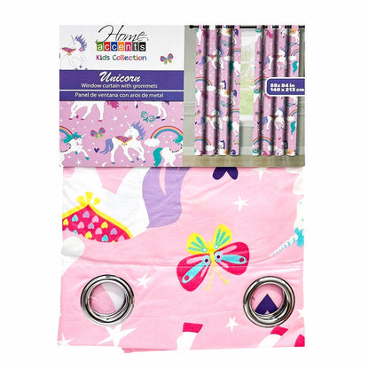 Cortina Unicornio 55” X 84” C/Aros P/Niña Home Accents - Home Accents - Titan.com.pa - 7453130021729
