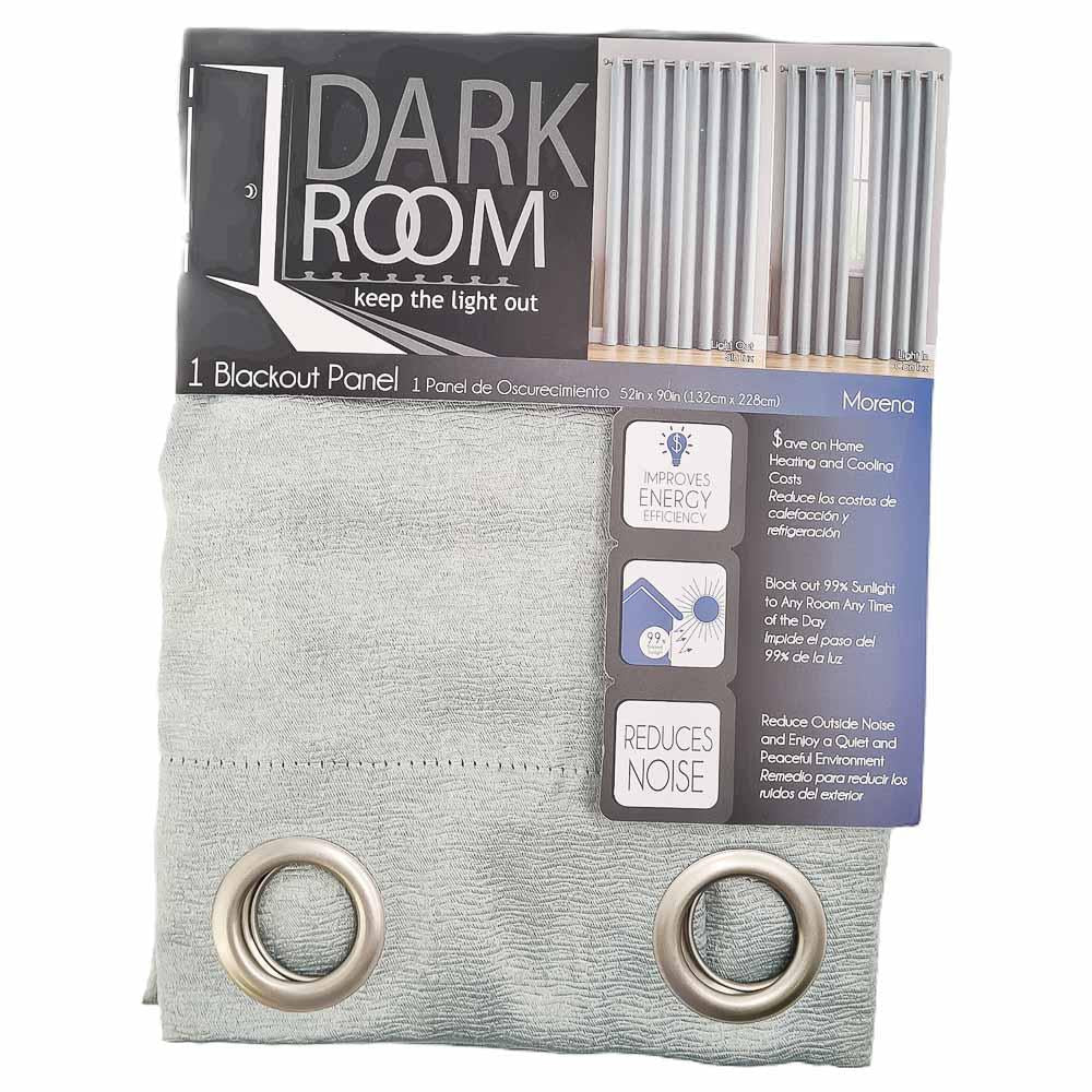 Cortina Victoria Classics Morena Blackout Con Aros de 55'' x 90'' - Gris