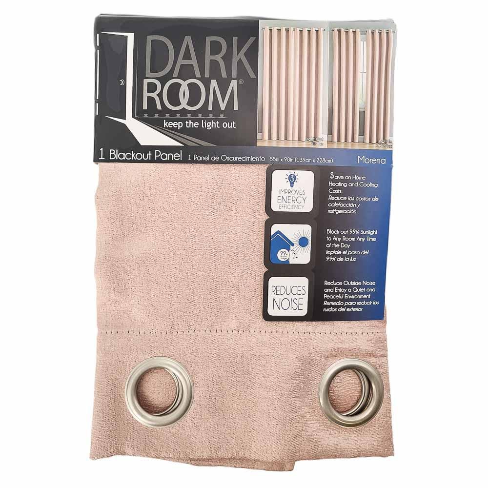 Cortina Victoria Classics Morena Blackout Con Aros de 55'' x 90'' - Rose Gold