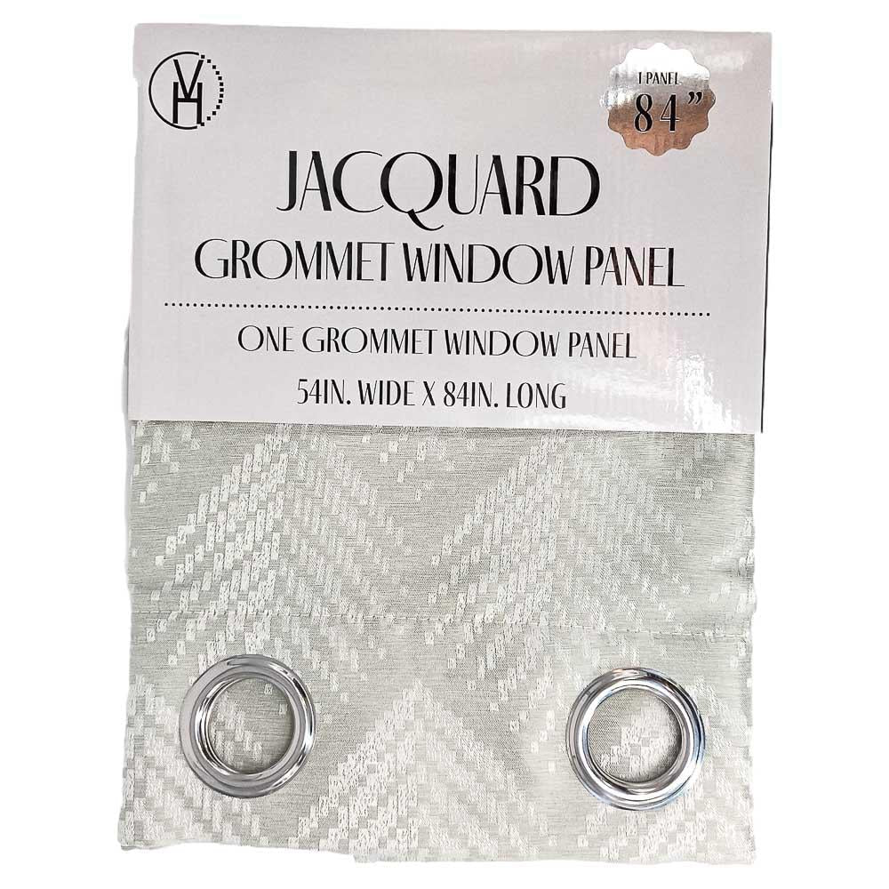 Cortina Vivatex Jacquard Con Aros de 54" x 84 - Azul Claro