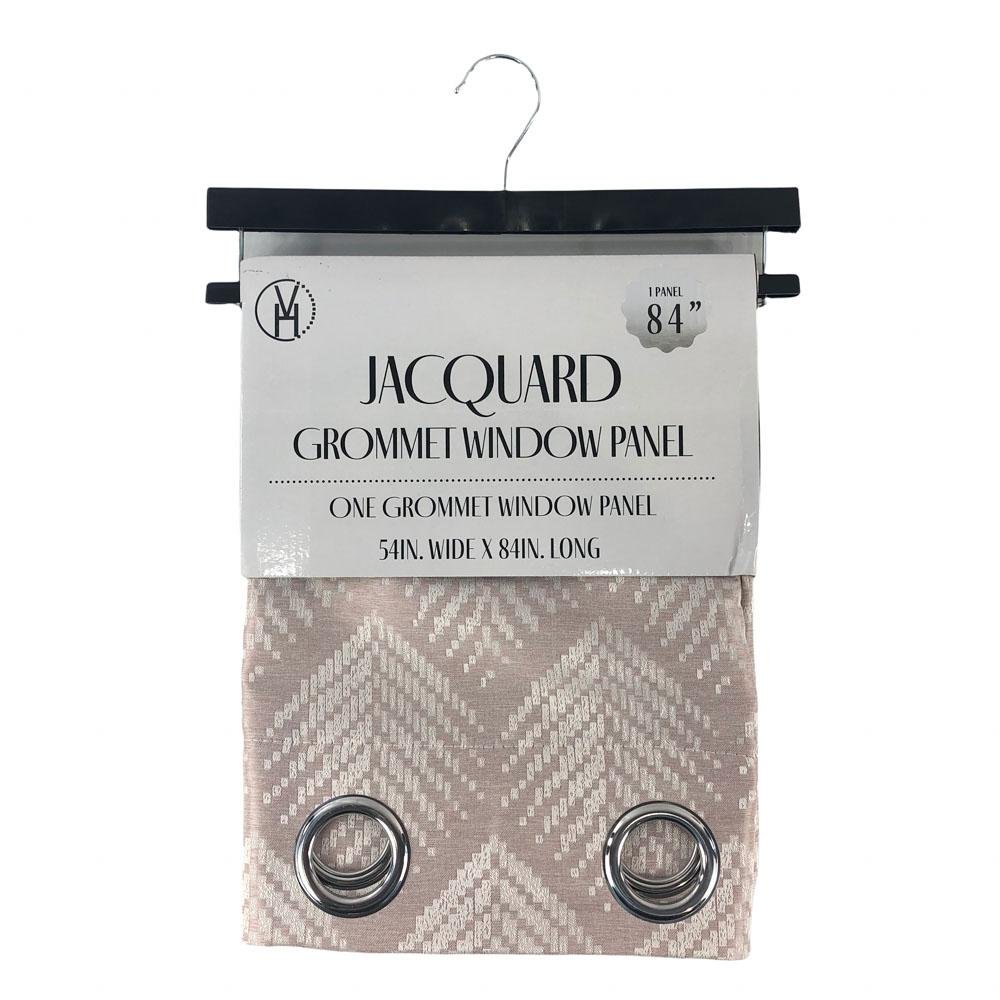 Cortina Vivatex Jacquard Con Aros de 54" x 84 - Trigo