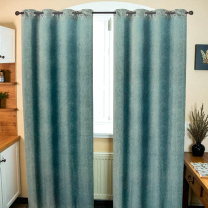 Cortina York Blue 54” X 84” Lord Club C/Aros - Lord Club - Titan.com.pa - 2100000129263