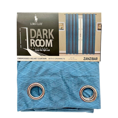 Cortina Zanzibar Lord Club 54" x 84" con Aros – Dark Room - Lord Club - Titan.com.pa - 2100000491957