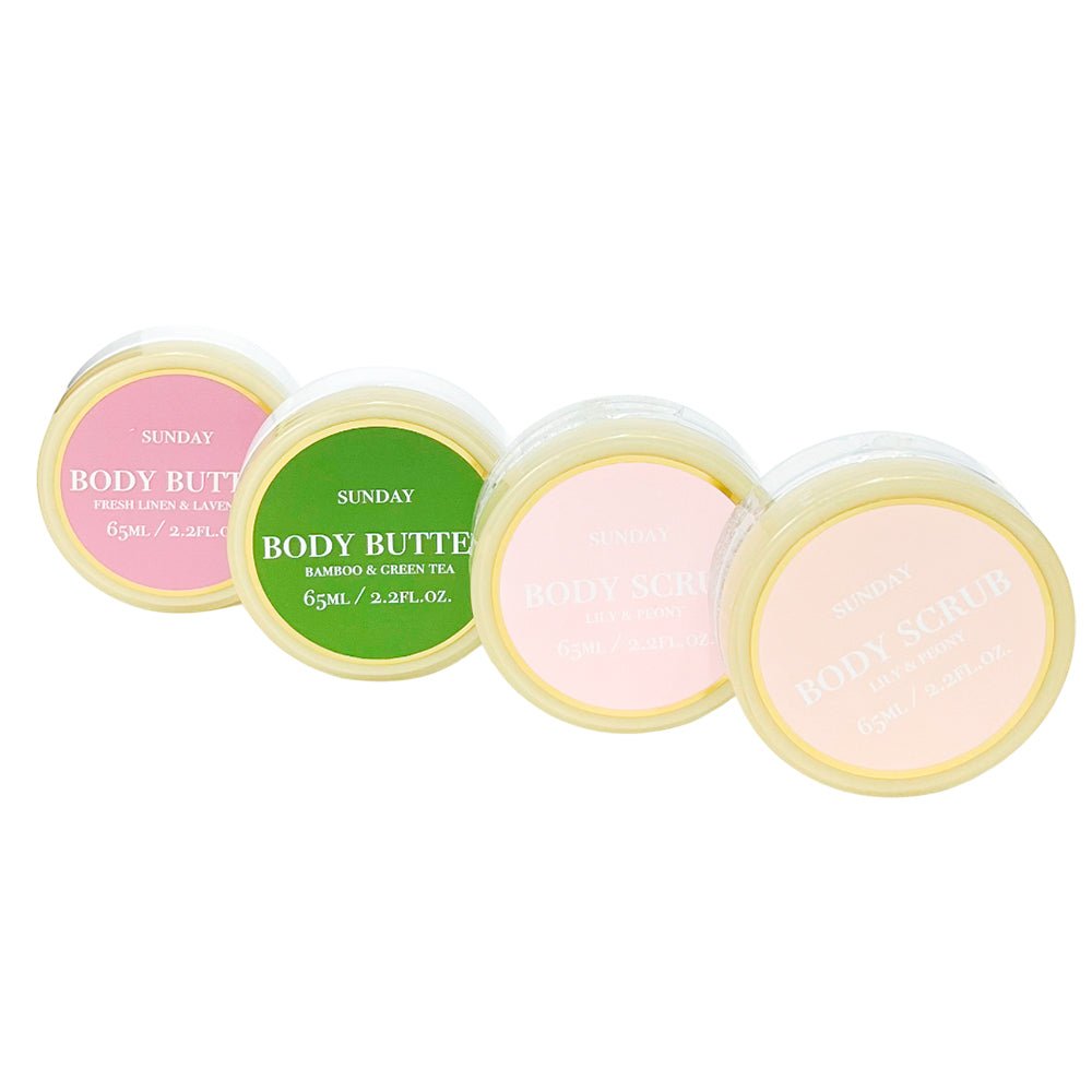 Crema Corporal Fashion 4 Piezas Sunday - Koopman - Titan.com.pa - 8721037490184