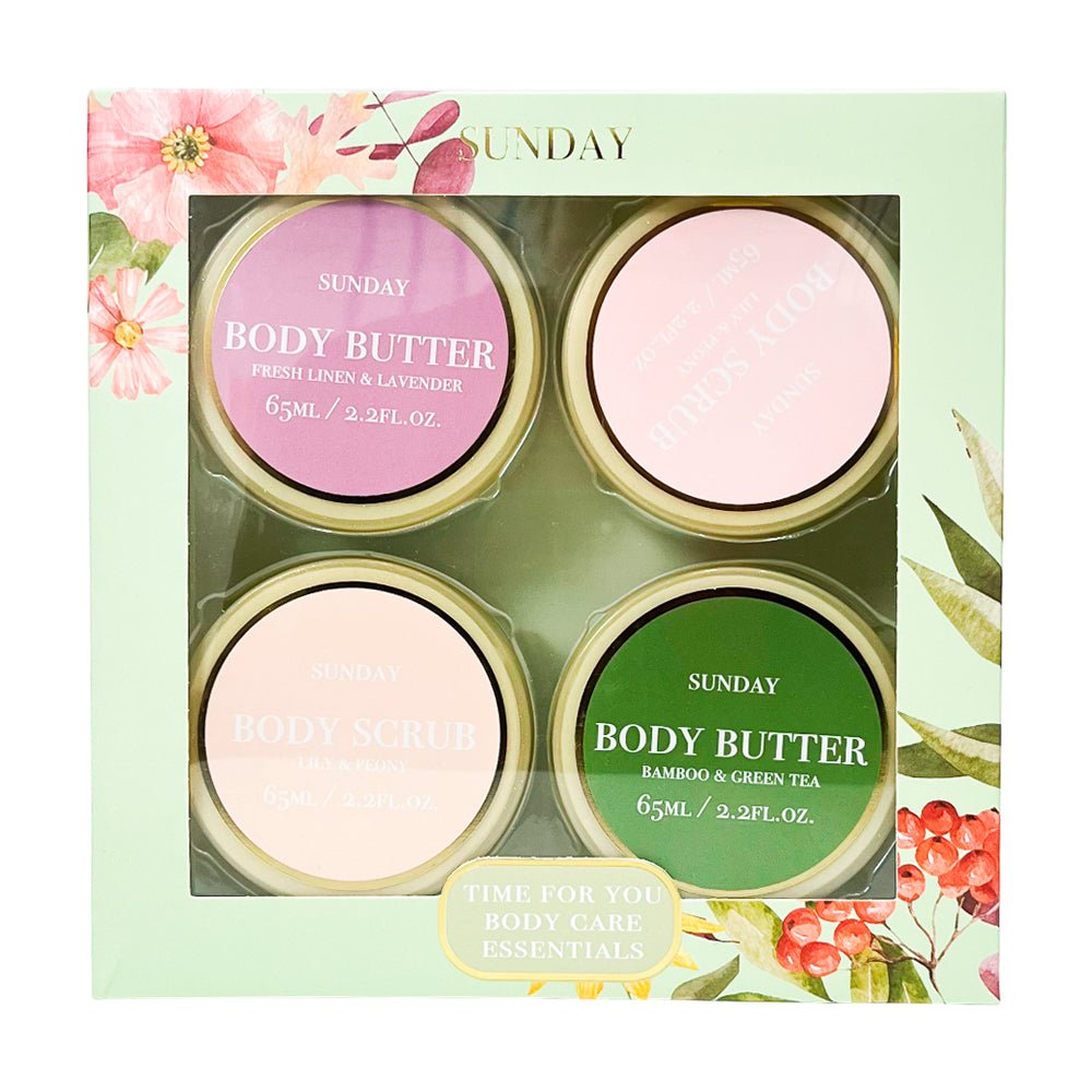 Crema Corporal Fashion 4 Piezas Sunday - Koopman - Titan.com.pa - 8721037490184