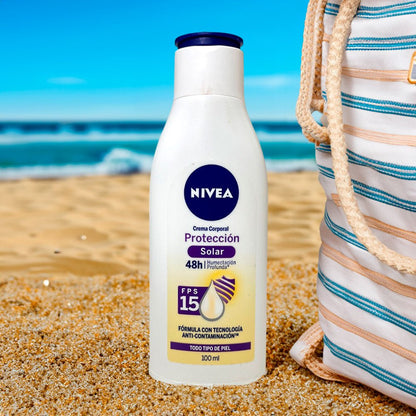 Crema Corporal Protección Solar Nivea FPS - 15 100 ML - Nivea - Titan.com.pa - 7501054549840