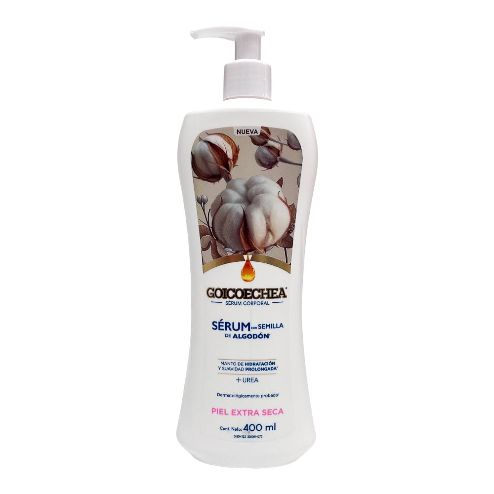Crema Para Cuerpo Goicoechea Con Semilla De Algodón Para Piel Extra Seca 400 ML - Goicochea - Titan.com.pa - 650240069819