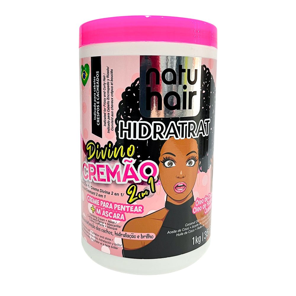 Crema Para Peinar 2 En 1 Crema Divina Natu Hair 35.3 Oz - NatuHair - Titan.com.pa - 7896229910854