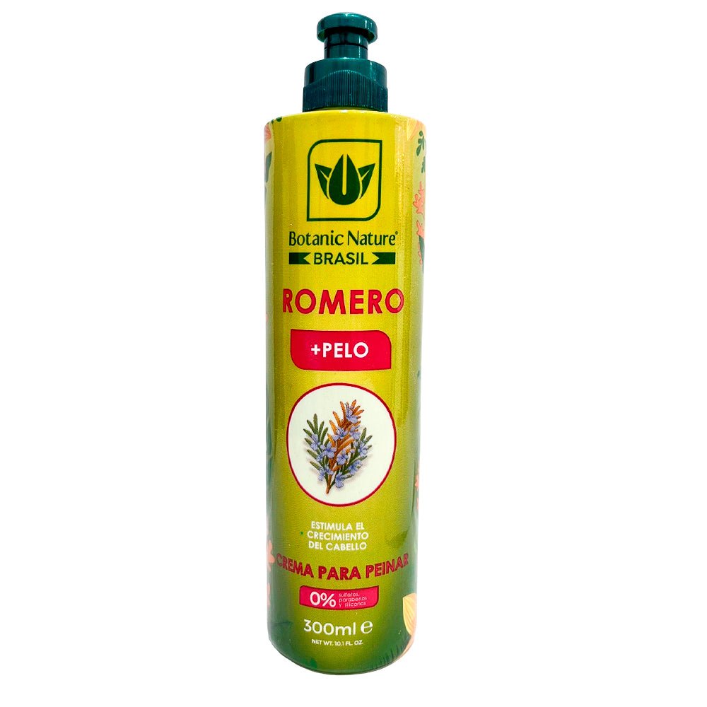 Crema Para Peinar Romero + Pelo Botanic Nature 300 ML - Botanic Nature - Titan.com.pa - 7893694205829