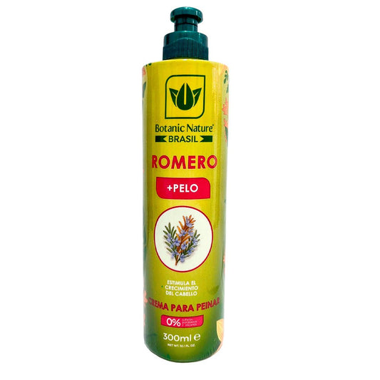 Crema Para Peinar Romero + Pelo Botanic Nature 300 ML - Botanic Nature - Titan.com.pa - 7893694205829