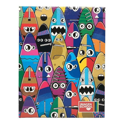 Cuaderno Con Tapa Dura Imagen School 3 Materias 240 Páginas - Surtido - Imagen - Titan.com.pa - 2150108813458