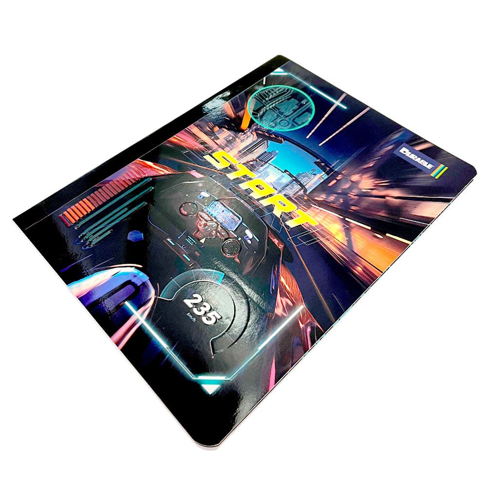 Cuaderno Cosido Grande Durable Para Niño / 200 Páginas / Doble Raya / Surtido - Durable - Titan.com.pa - 2100000890798