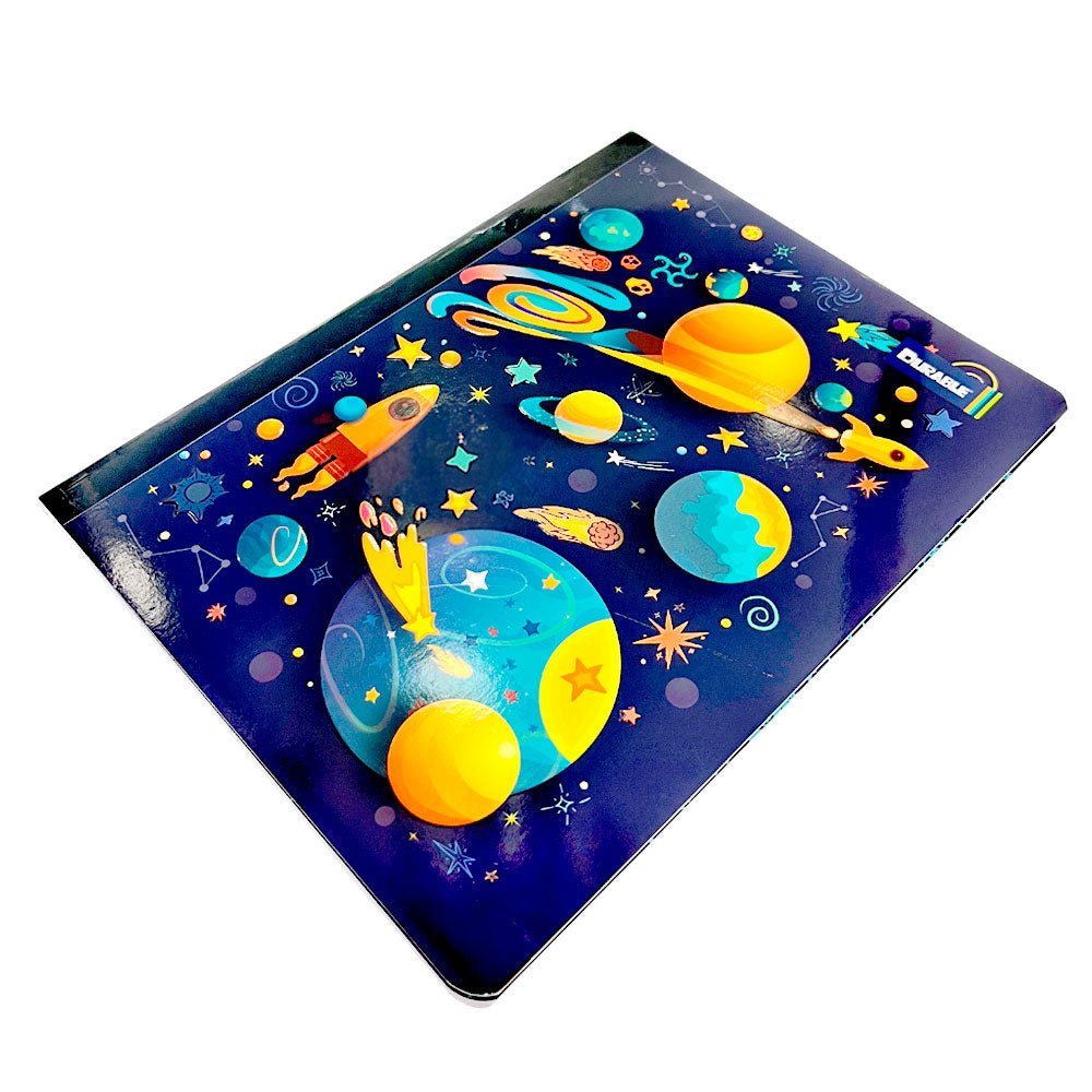 Cuaderno Cosido Grande Durable Para Niño / 200 Páginas / Doble Raya / Surtido - Durable - Titan.com.pa - 2100000890798