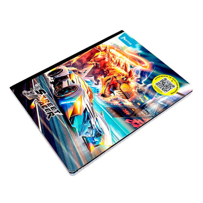 Cuaderno Cosido Grande Norma Street Racer - Cuadrito / 160 Páginas / Surtido - Norma - Titan.com.pa - 7702111587793