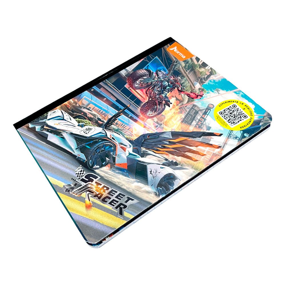 Cuaderno Cosido Grande Norma Street Racer de 96 Páginas / Raya Ancha / Surtido - Norma - Titan.com.pa - 7702111743229