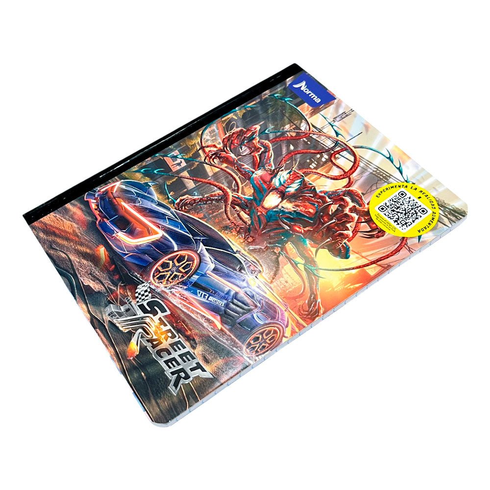 Cuaderno Cosido Grande Norma Street Racer de 96 Páginas / Raya Ancha / Surtido - Norma - Titan.com.pa - 7702111743229