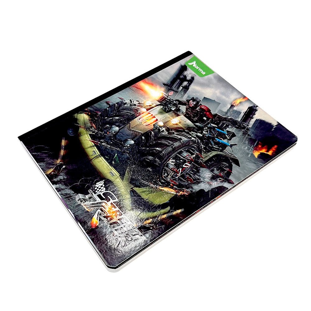 Cuaderno Cosido Grande Norma Street Racer - Dibujo / 200 Páginas / Surtido - Norma - Titan.com.pa - 7702111599185