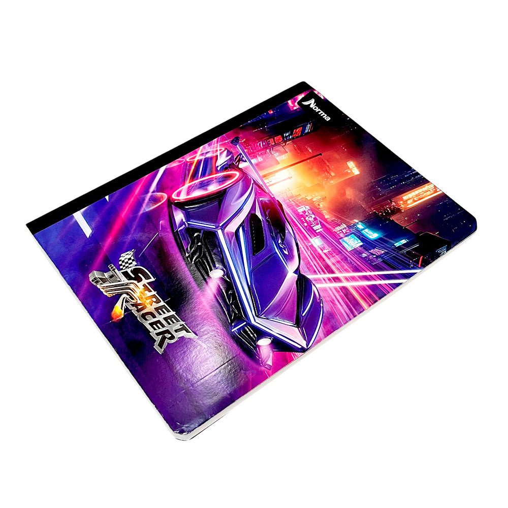 Cuaderno Cosido Grande Norma Street Racer - Dibujo / 200 Páginas / Surtido - Norma - Titan.com.pa - 7702111599185