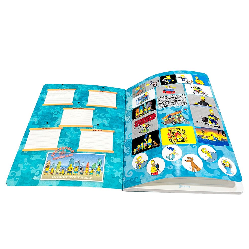 Cuaderno Cosido Grande Raya Ancha Norma Simpson 200 Páginas - Surtido - Norma - Titan.com.pa - 7702111599024