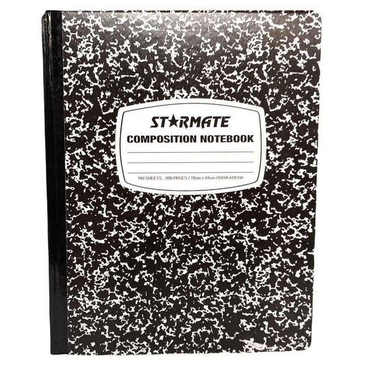 Cuaderno Cosido Grande Raya Ancha Starmate 200 Páginas