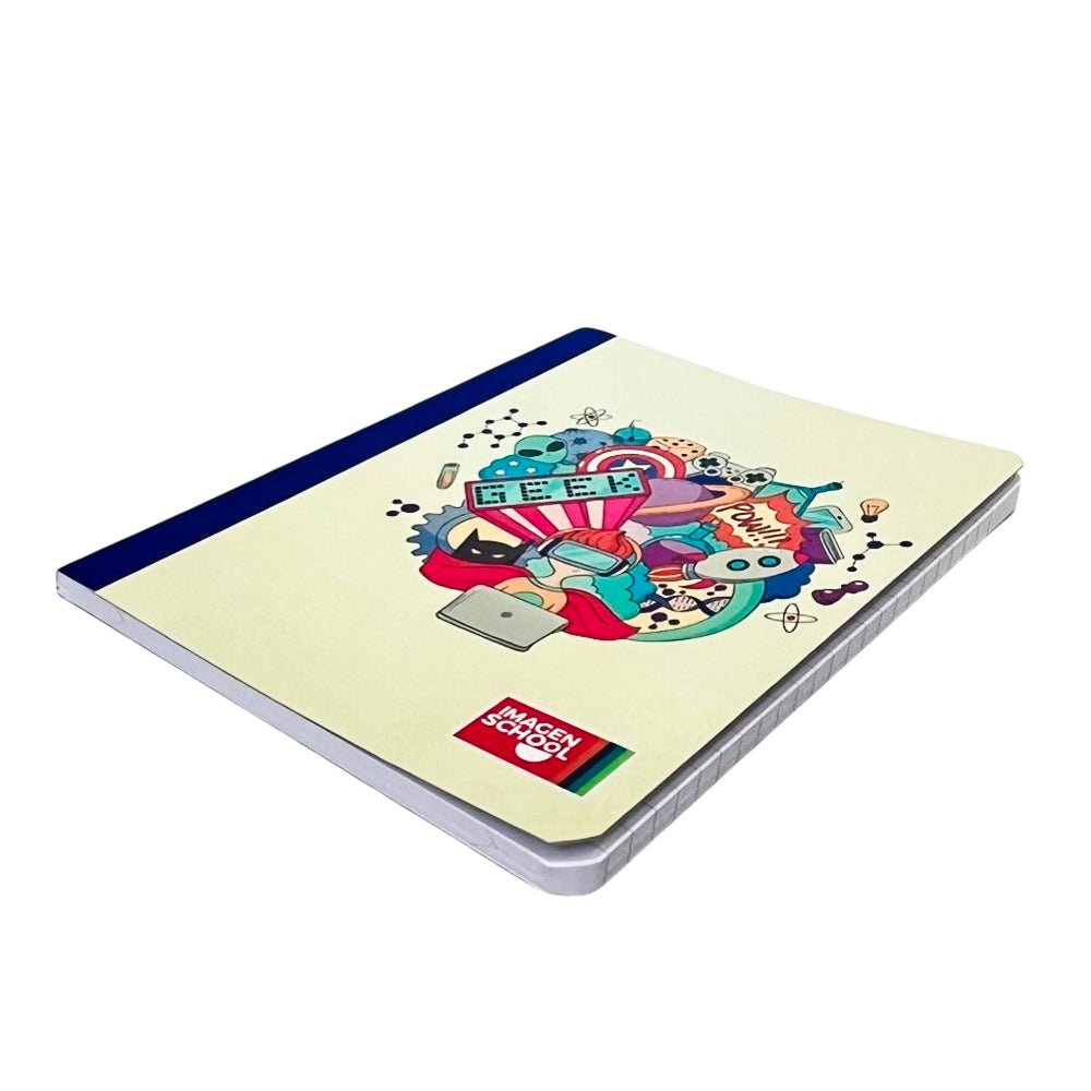Cuaderno Cosido Imagen School / Estampado / Raya Ancha 200 P / Surtido - Imagen School - Titan.com.pa - 2100000631704