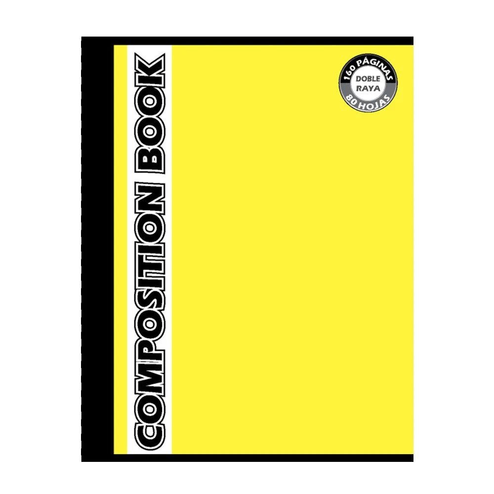 Cuaderno Cosido Mediano Composition - 160 Páginas / Doble Raya / Surtido - Composition - Titan.com.pa - 87444102088
